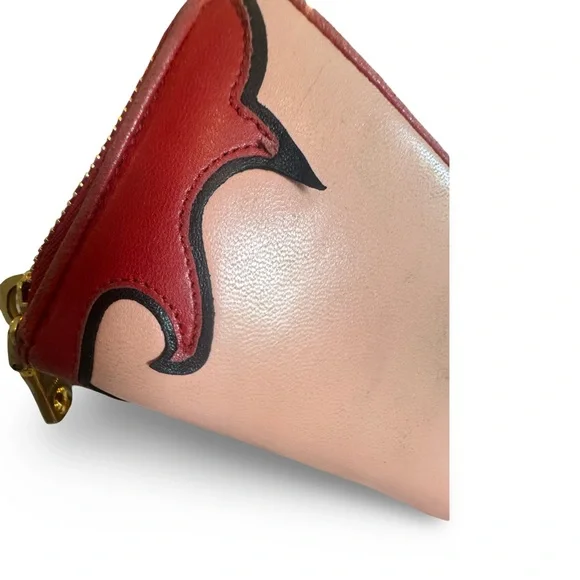 Miu Miu Red and Pink Rose Limited Edition 3/4 Zip Long Wallet - Picture 14 of 15